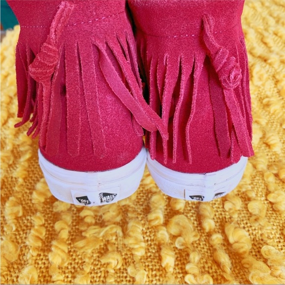 Vans SK8-Hi Maroon Moccasin Sneakers 7.5 - Picture 6 of 7